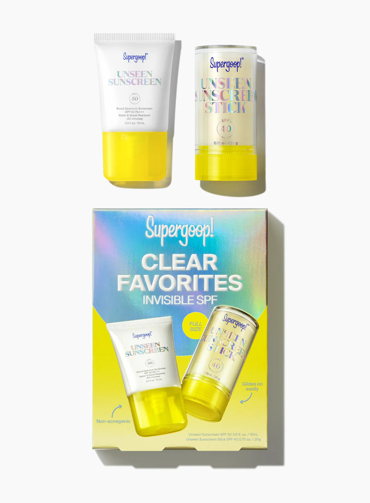 Clear Favorites Invisible SPF Kit